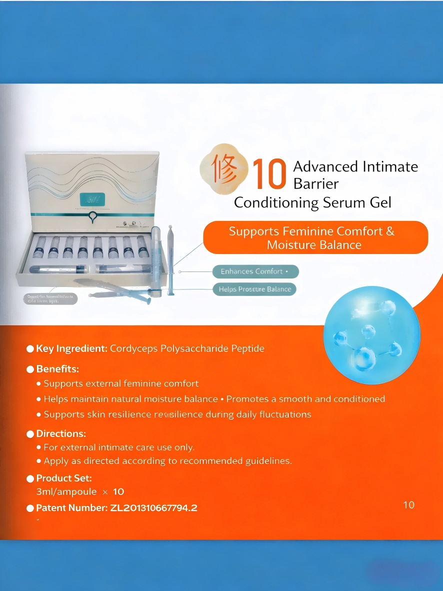 Silk Protein Intimate Spa Massage Serum for External Feminine Hydration and Comfort Care