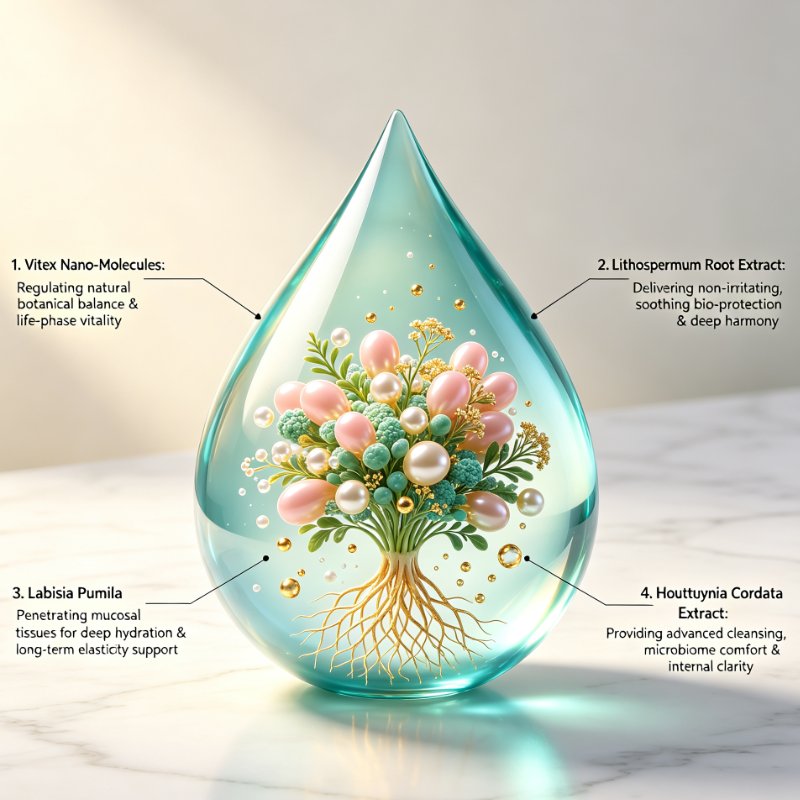 Botanical Feminine Vitality Supplement Set OEM Factory