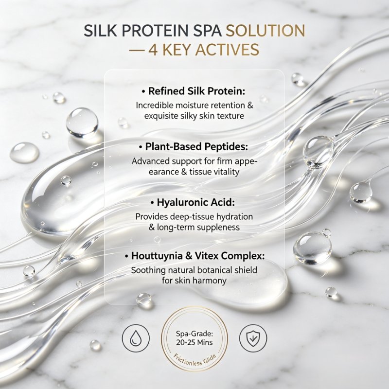 Silk Protein Intimate Spa Massage Serum OEM Manufacturer Silk Protein Intimate Spa Massage Serum OEM Manufacturer