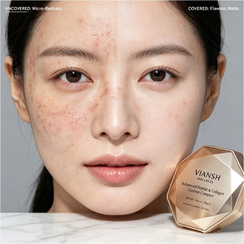Private Label Skincare Hybrid Foundation and Barrier Safe Cushion Compact