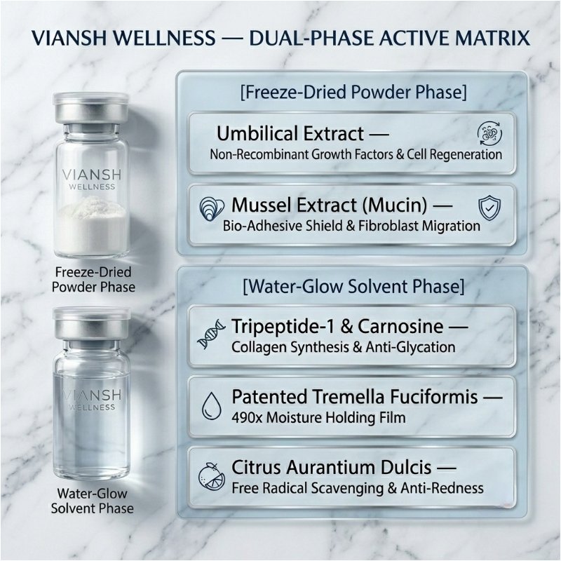 Viansh Wellness Polypeptide Skin Nourishing Hydrating Ampoule Set Box OEM