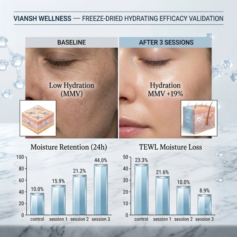 Viansh Wellness Polypeptide Skin Nourishing Hydrating Ampoule Set Box OEM
