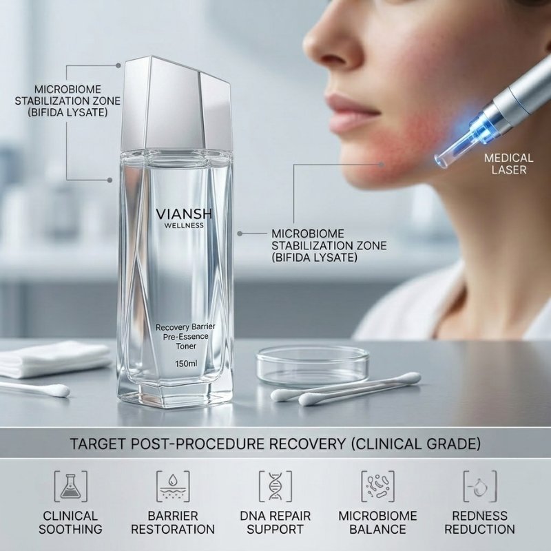 Viansh Wellness clinical post-procedure pre-essence toner OEM manufacturer Viansh Wellness clinical post-procedure pre-essence toner OEM manufacturer